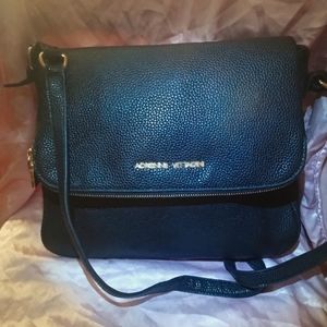 Adrienne Vittadini Bags | AV X-Large Tote Cross Body Bag, Black, (One Size)